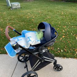 Cybex Priam Stroller and Cybex Cloud G Lux Car Seat 