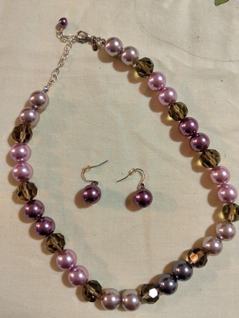 Necklace And Earrings Set