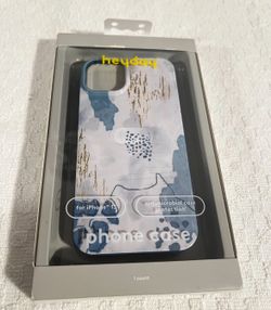 heyday Antimicrobial Phone Case For Apple iPhone 13 Blue Abstract Floral blue NEW