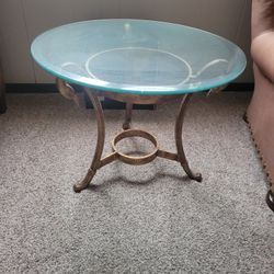 Round Glass Tables (Set of 2)