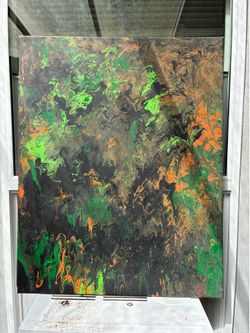 Original Abstract Canvas Painting – 16" x 20" – Hand Painted