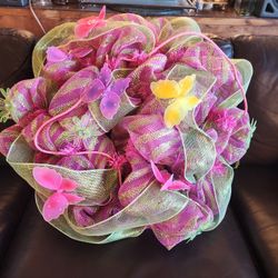 Spring Mesh Wreaths 