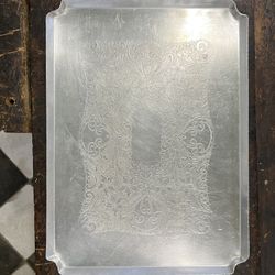 World Hand Forged Silver Tray