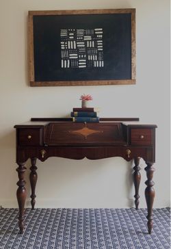 Antique Grand Rapids Secretary Desk