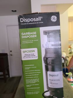 GE Garbage Disposal.1/3 Hp. Cost $129.00 Plus.Asking $90.00