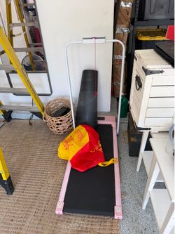 Pink walking pad