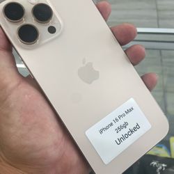 16 Pro Max Unlocked. Cash Or $50 Down W Approval 