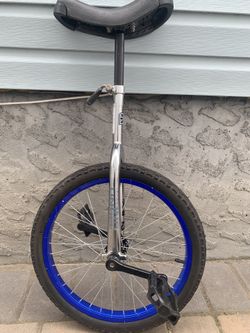 Monocycle 20 Inches Silver Color