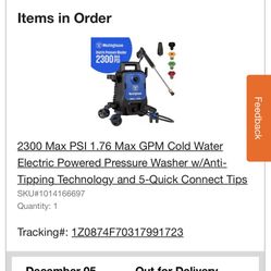 BRAND NEW ELECTRIC POWER PRESSURE WASHER 