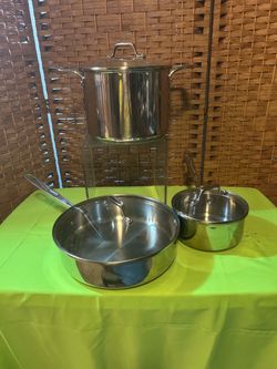 Emeril Lagasse Pro-Clad Stainless Steel Cookware Set (6-Piece Lot)-$70 CASH
