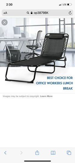 Folding camping patio chase