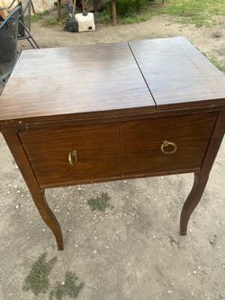 Vintage sewing cabinet