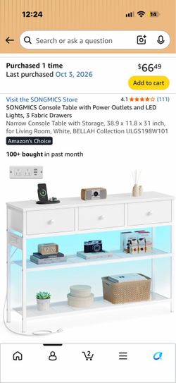 Console table