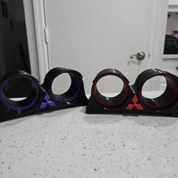 3d Printed Evo X Dual Gauge Pod 