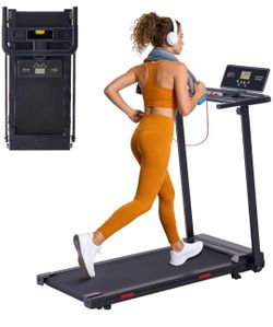 "Walking Pad with Handle Bar, 0.6-10MPH Walking Pad Treadmill for Home Small, 3.5HP Portable Small Running Treadmill with Handles, Big Screen, 400LBS,
