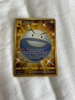 Shiny Electrode Gold Card