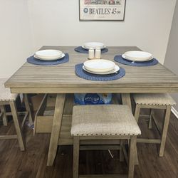 Dining Table And Stools