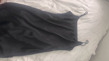 Black Satin Dress From Express