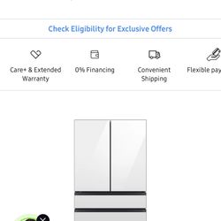 Samsung Bespoke 4 Door Refrigerator And Ice Maker