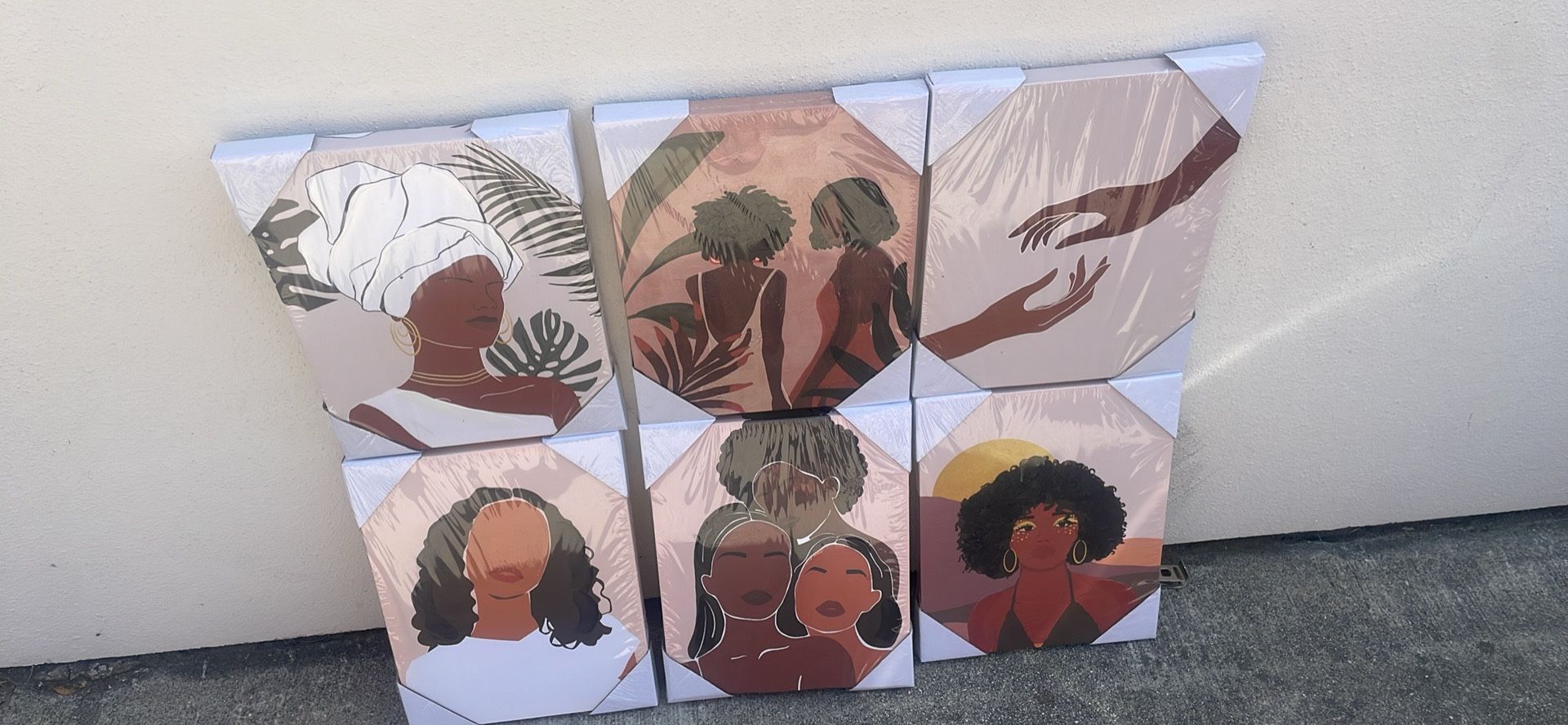 HAUS AND HUES Black Woman Wall Art – Set of 6 Black Girl Magic Prints, Women of Color Art, Fashion-Inspired Wall Decor (Unframed, 11x14)