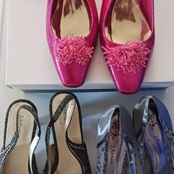 Silver J Renee / Black&Silver John Fashion NEW/Fushia Valenti Franco All Sz 12