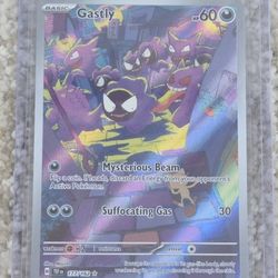 Pokemon TCG Scarlet & Violet Temporal Forces Gastly #177/162 Illustration Rare