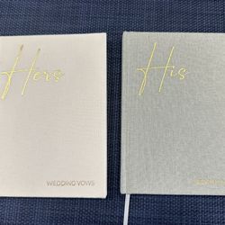 Wedding Stuff: His and Hers Vow Book, (2) Flower Girl Bows 