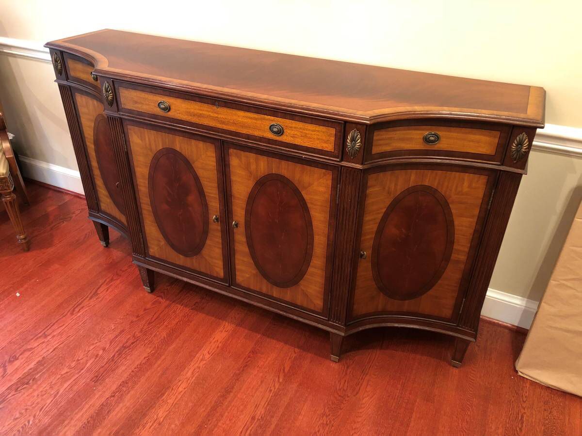 Ethan Allen Wood Buffet Table Sideboard - Will Deliver