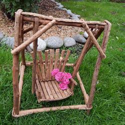 Minature twig swing