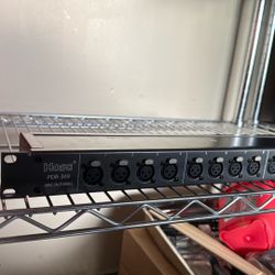 HOSA PDR-369 Mic In Panel Patch Bay