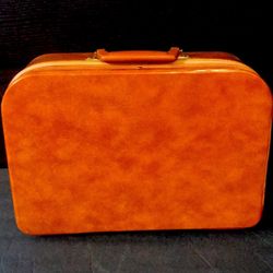 Vintage Celebrity Inc. NYC, USA Zip Up Luggage Case 