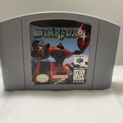 Starfox Nintendo 64 Game 