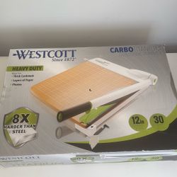Wescott, Heavy Duty Carbo Titanium Guillotine Trimmer 12 inch cutting board