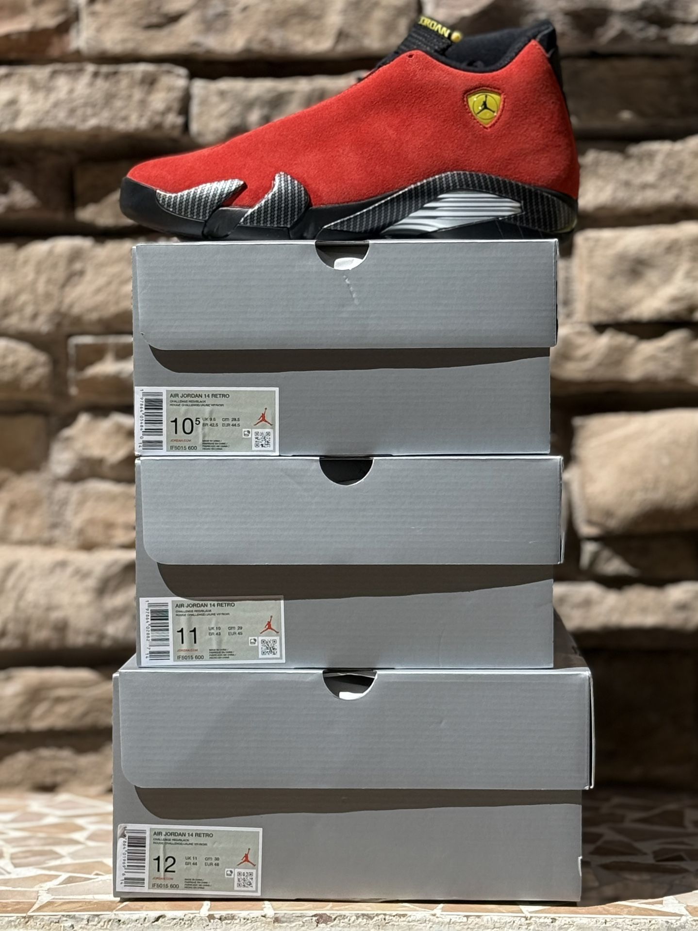 Ferrari 14 Air Jordan Retro Size 10.5 And 11 Men