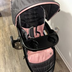 Baby trend stroller (Pink/Grey)