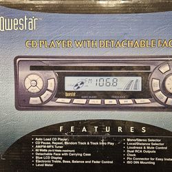  AM/FM CD Player W/ Detachable Face