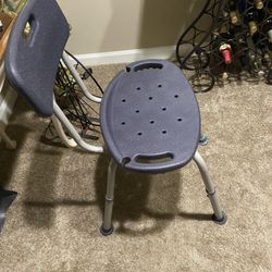 Shower Chair With Backrest / Shower Bench With Backrest 
