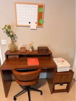 Desk and chair
