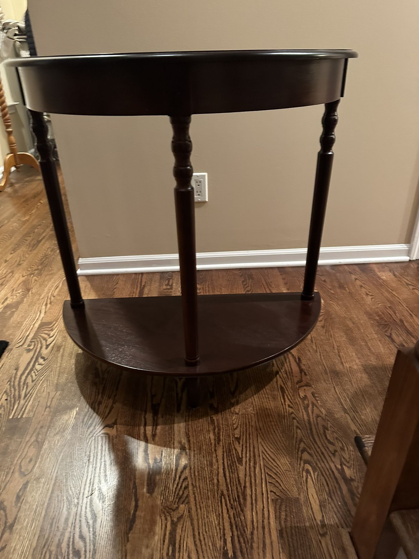 Half Moon End Table