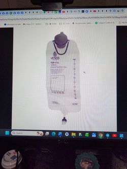 Feeding Pump Backpack Plus Two Vesco 1000 Ml PVC Bags