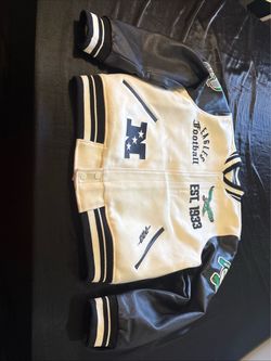Pro Standard Philadelphia Eagles Eggshell Originals Varsity Jacket Men's Large