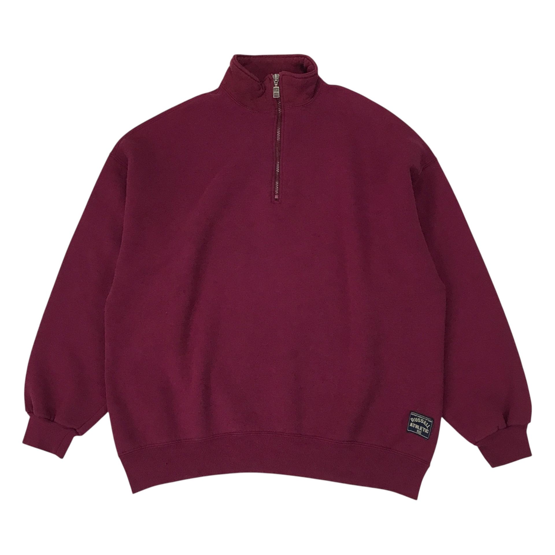 Vintage Russell Athletic 1/4 Zip Sweatshirt 2XL XXL Pullover 