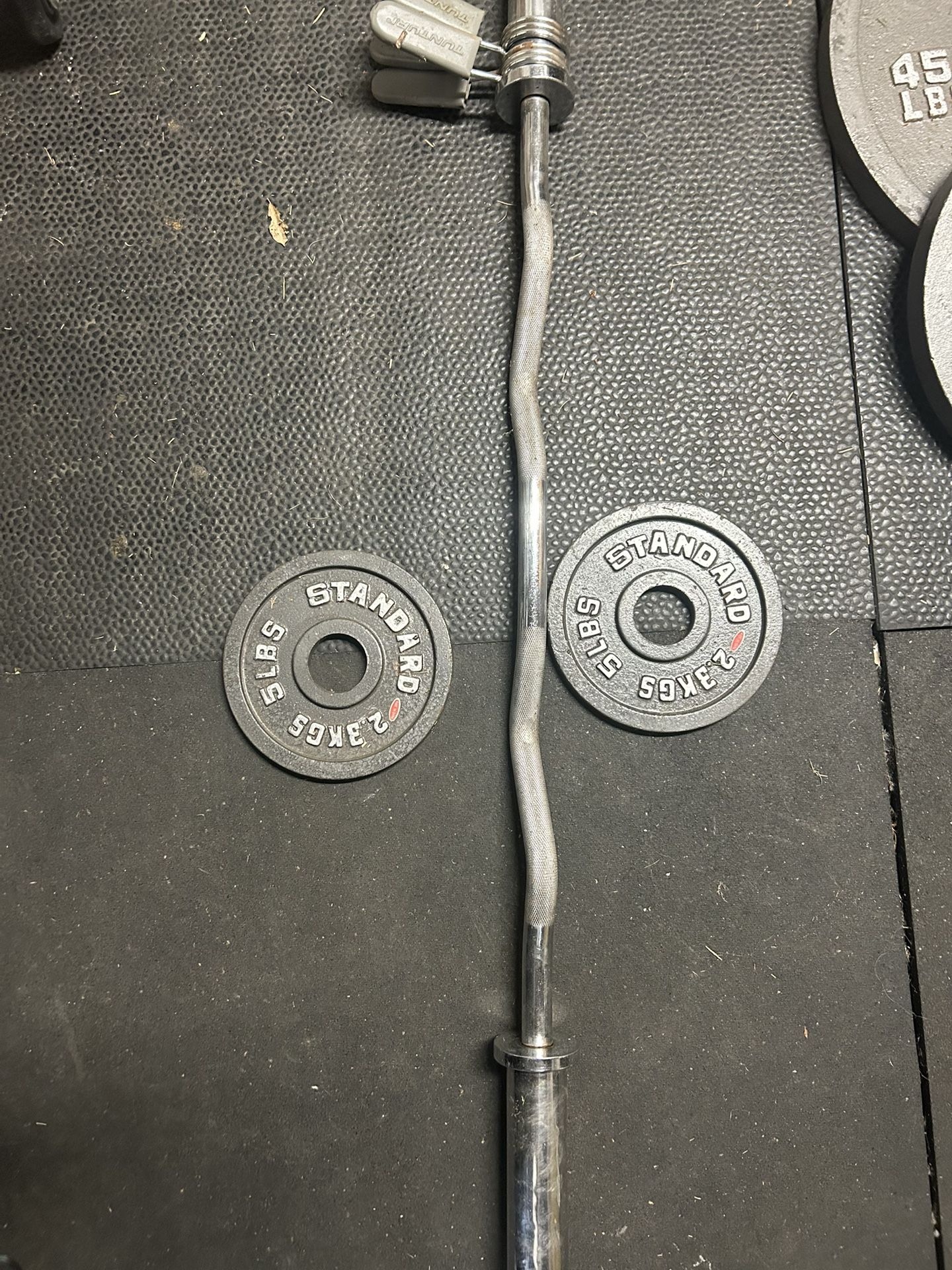 Olympic Curl Bar Plus 2x5lbs