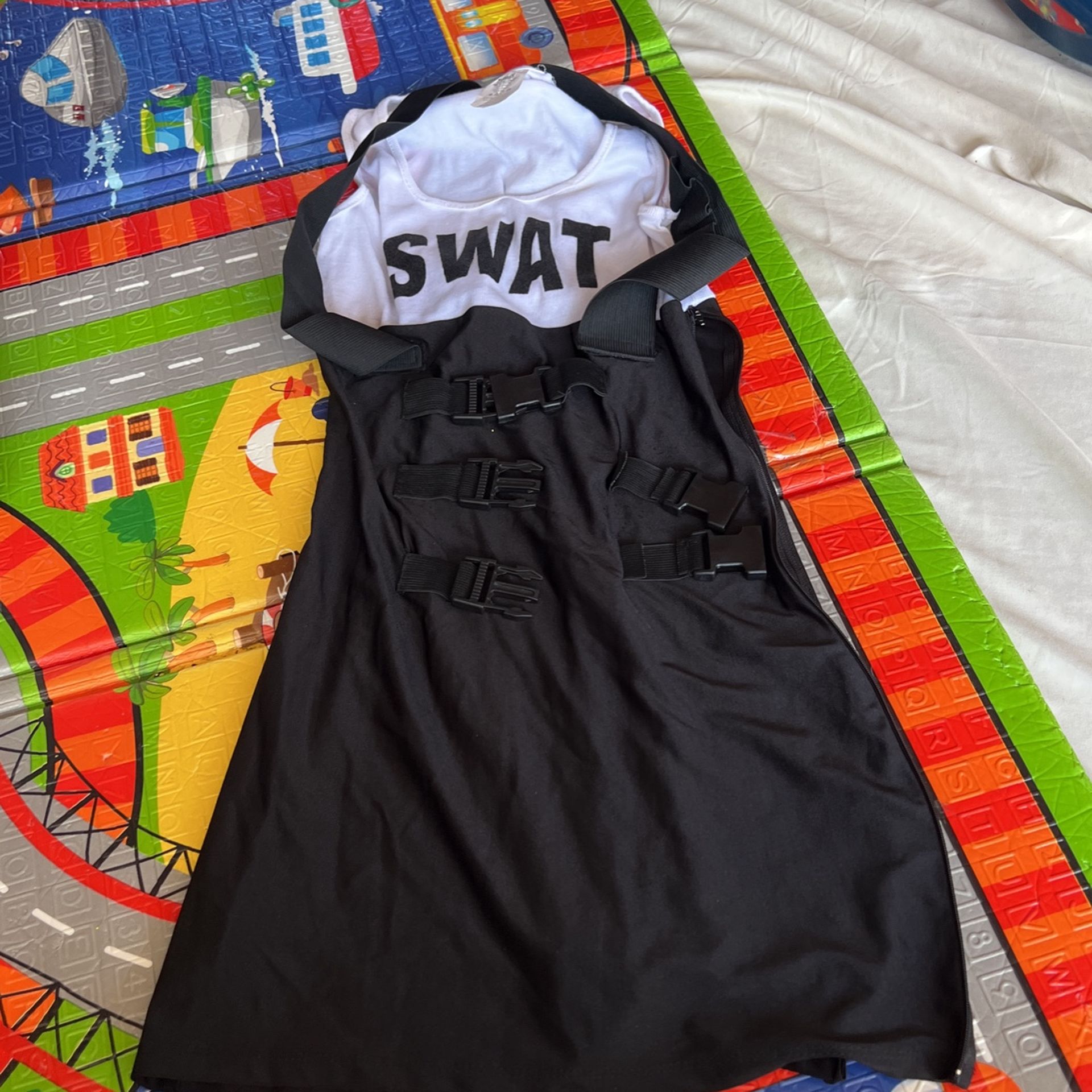 Swat Halloween costume from spirit store size extra small