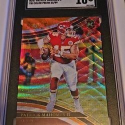 2017 Patrick Mahomes Tri Color Prism