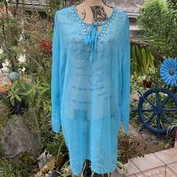 Imagination Tunic Top/cover Up  Size XL