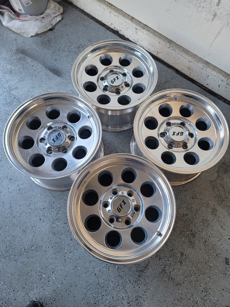 16" GFX TR-16 WHEELS 6X5.5 FOR CHEVY AND TOYOTA