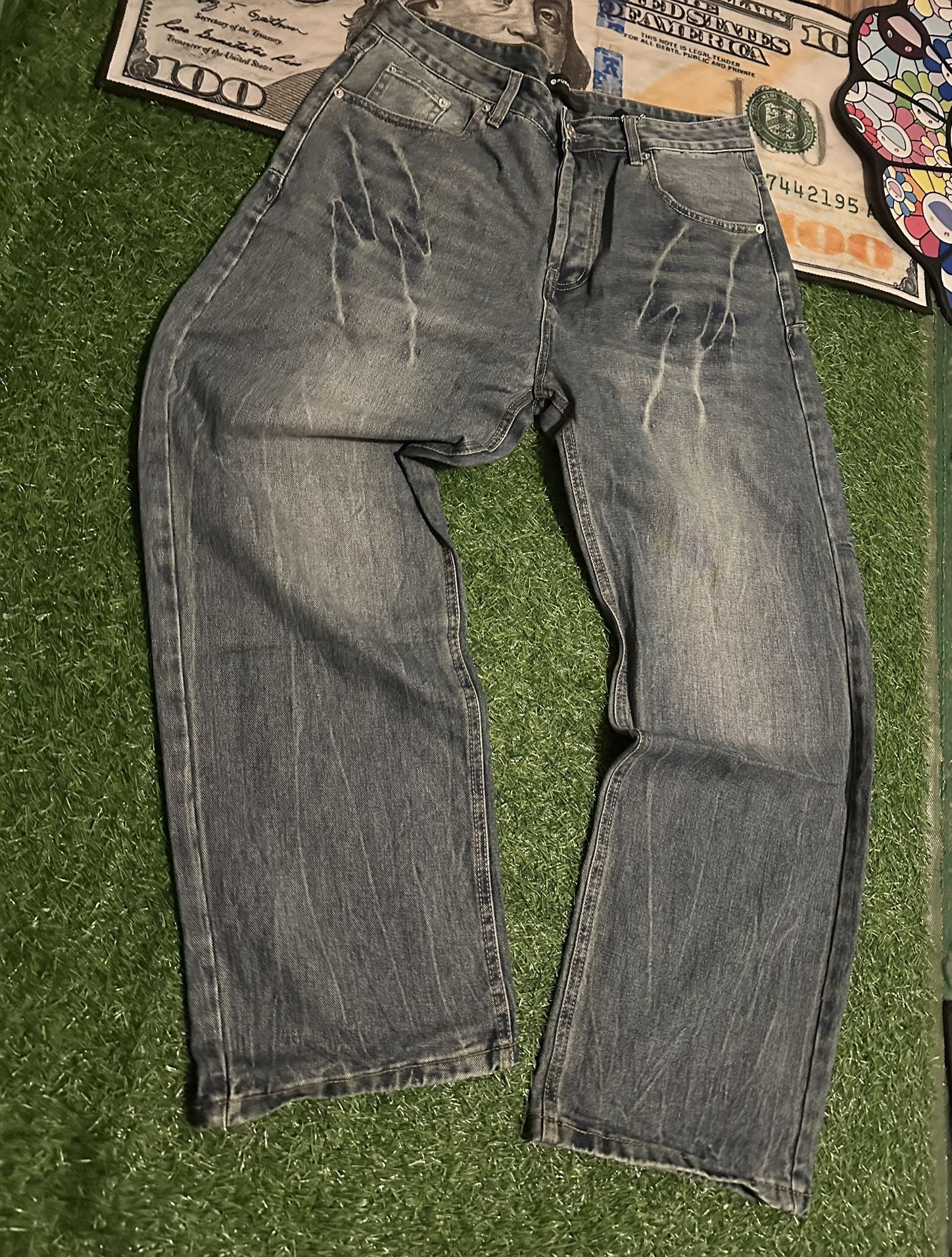 Baggy Purple Jeans