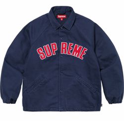 Supreme Arc Denim Coaches Jacket Navy