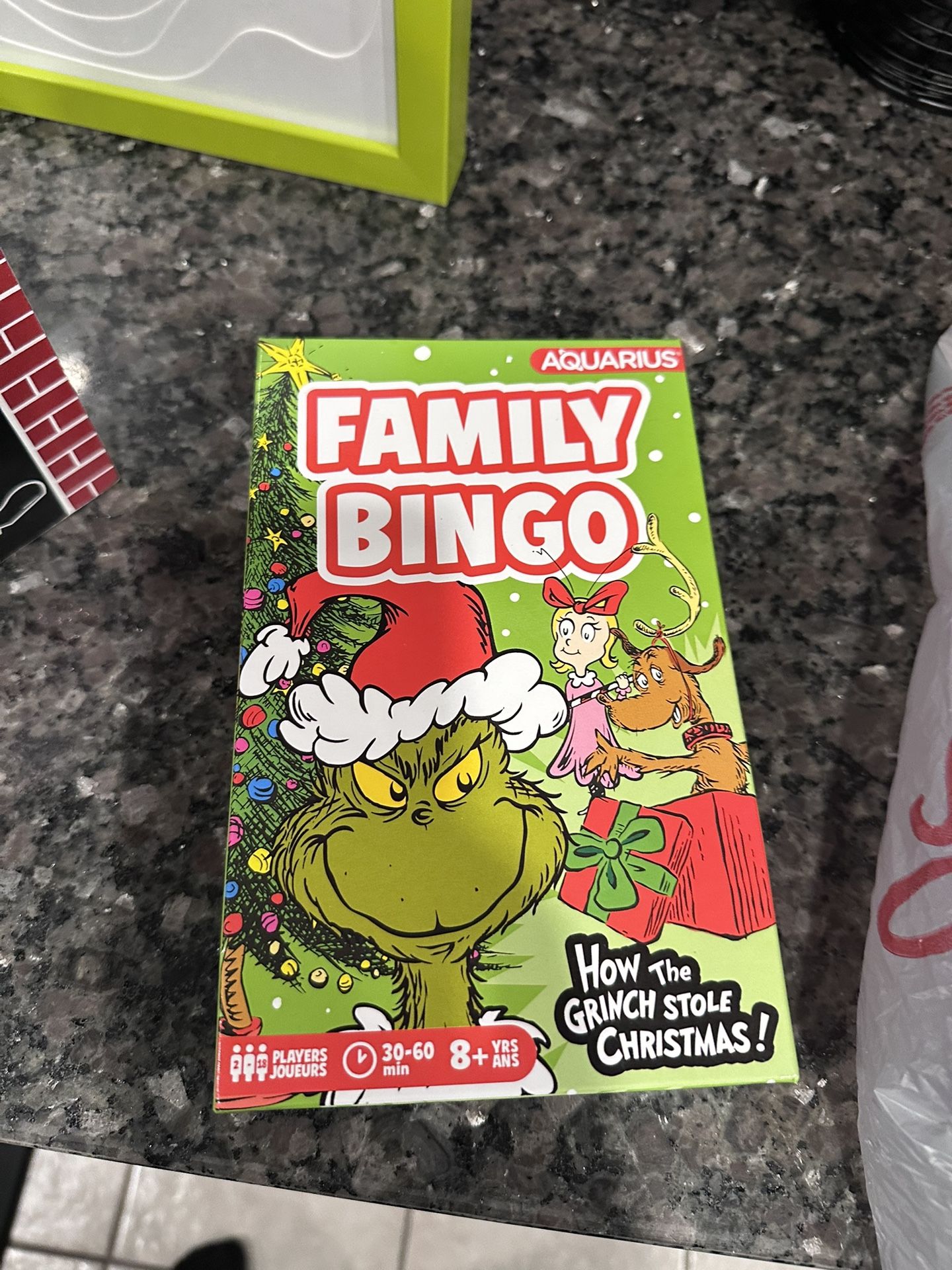 Grinch Bingo Game